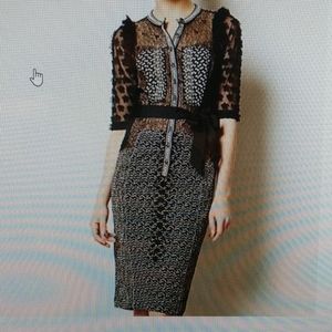 Byron Lars Allusions Sheath Dress